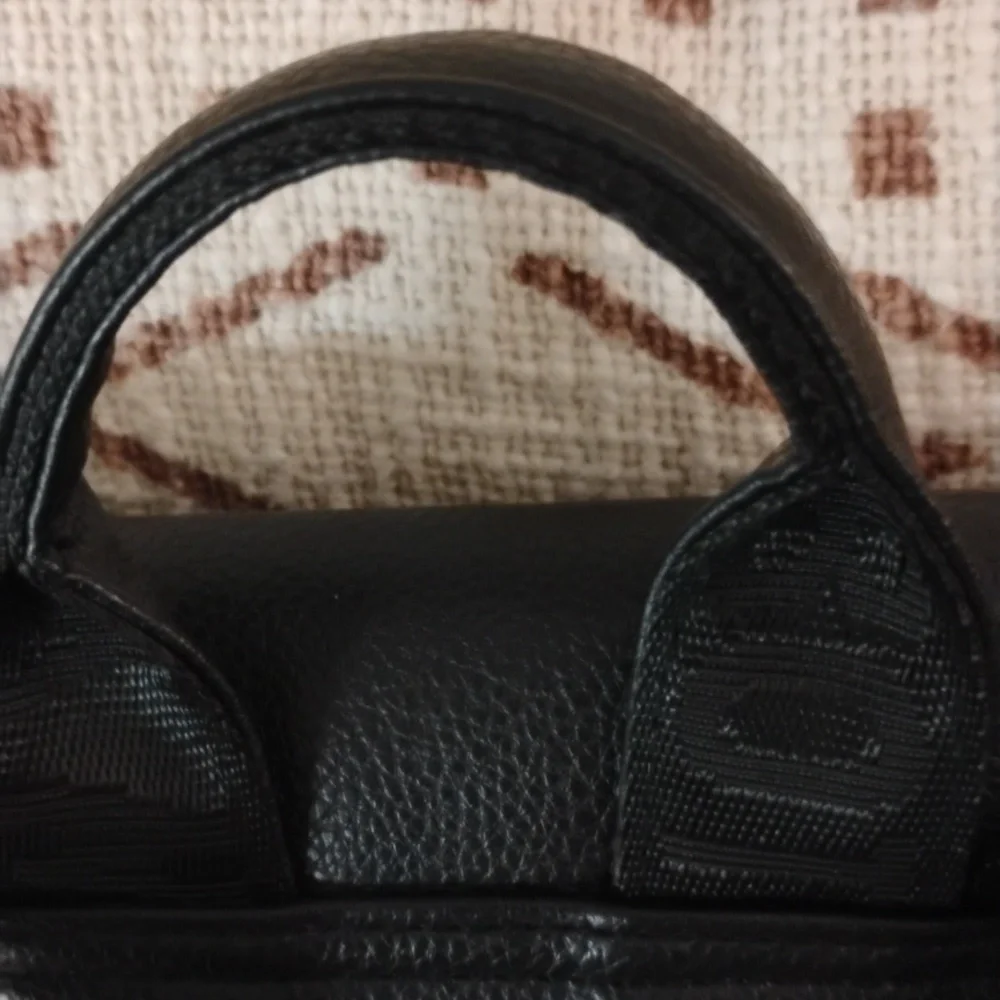Botkier Black Nylon Backpack with Leather Accents